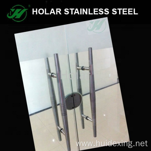 stainless steel glass door pull handle